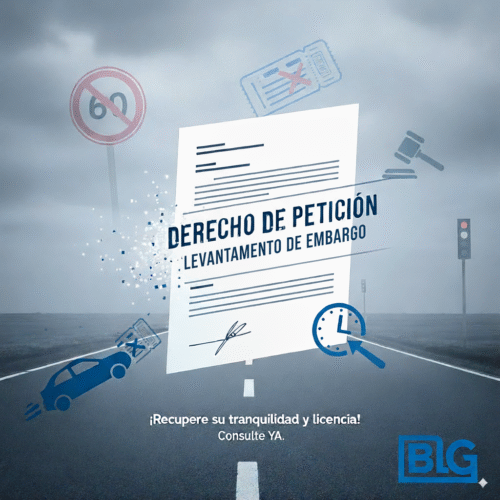DERECHO DE PETICIÓN SOLICITANDO LEVANTAMIENTO DE EMBARGO TRANSITO