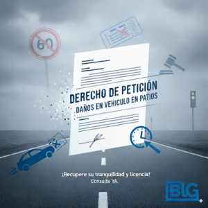 DERECHO DE PETICIÓN PARA SOLICITAR EL PAGO DE DAÑOS EN VEHÍCULO OCASIONADOS EN LOS PATIOS