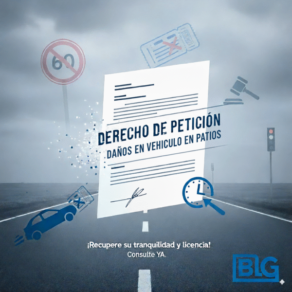 DERECHO DE PETICIÓN PARA SOLICITAR EL PAGO DE DAÑOS EN VEHÍCULO OCASIONADOS EN LOS PATIOS