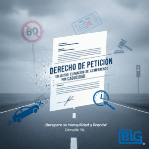 DERECHO DE PETICIÓN ELIMINACIÓN COMPARENDO POR CADUCIDAD